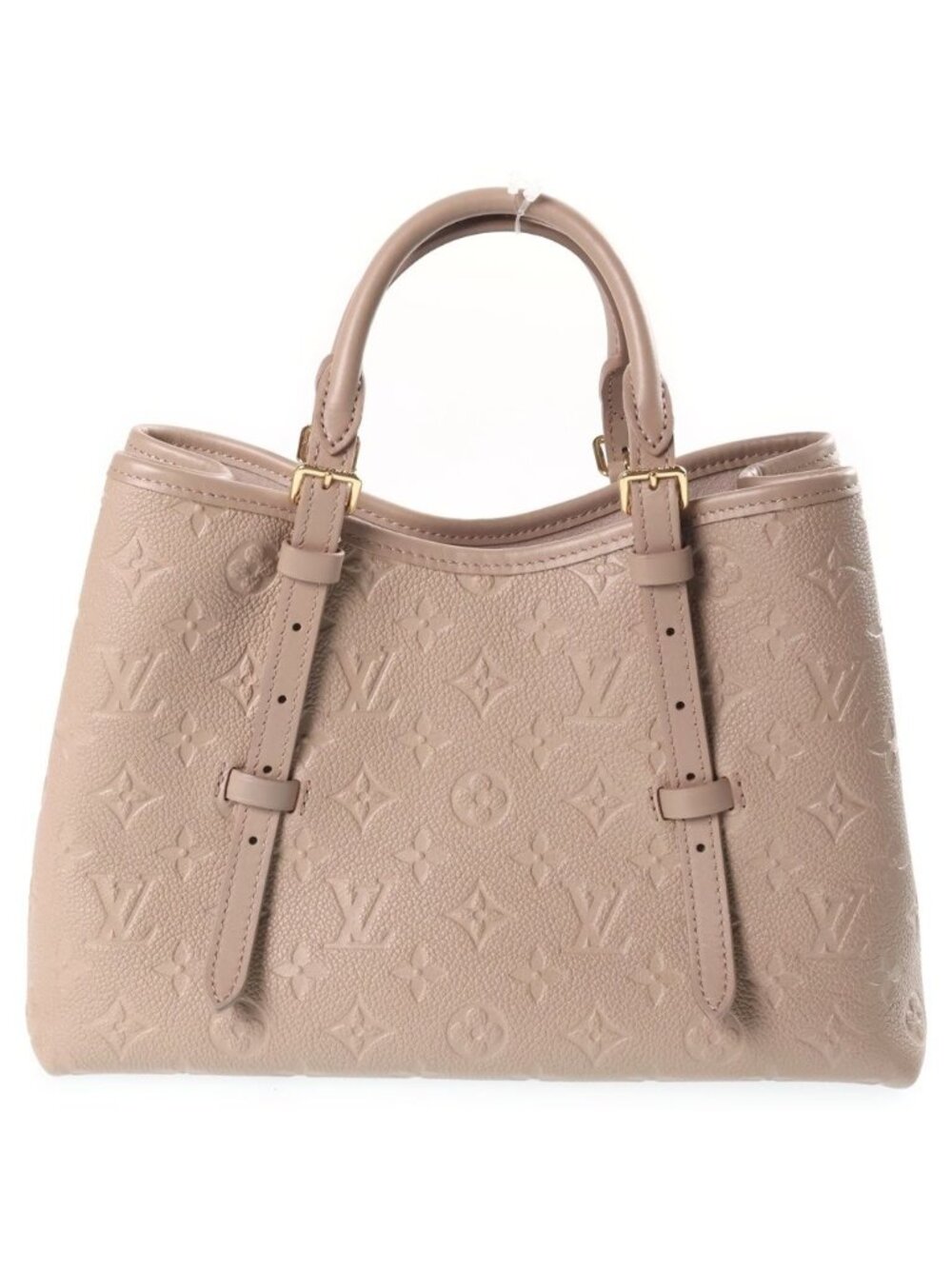Louis Vuitton Monogram Empreinte Babylon Tote PM Tourterelle Handbag Beige